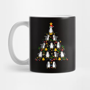 Cute Penguin Christmas Tree Gift Decor Xmas Tree Mug